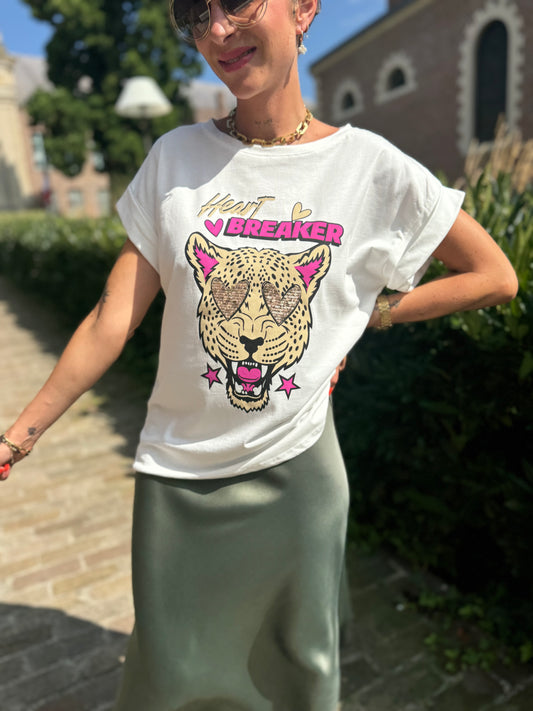 T-Shirt Tigre Blanc