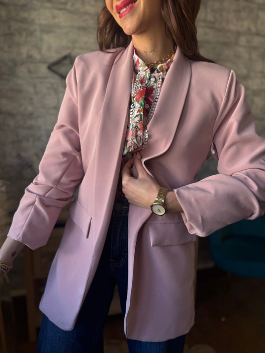 Blazer Rose poudré