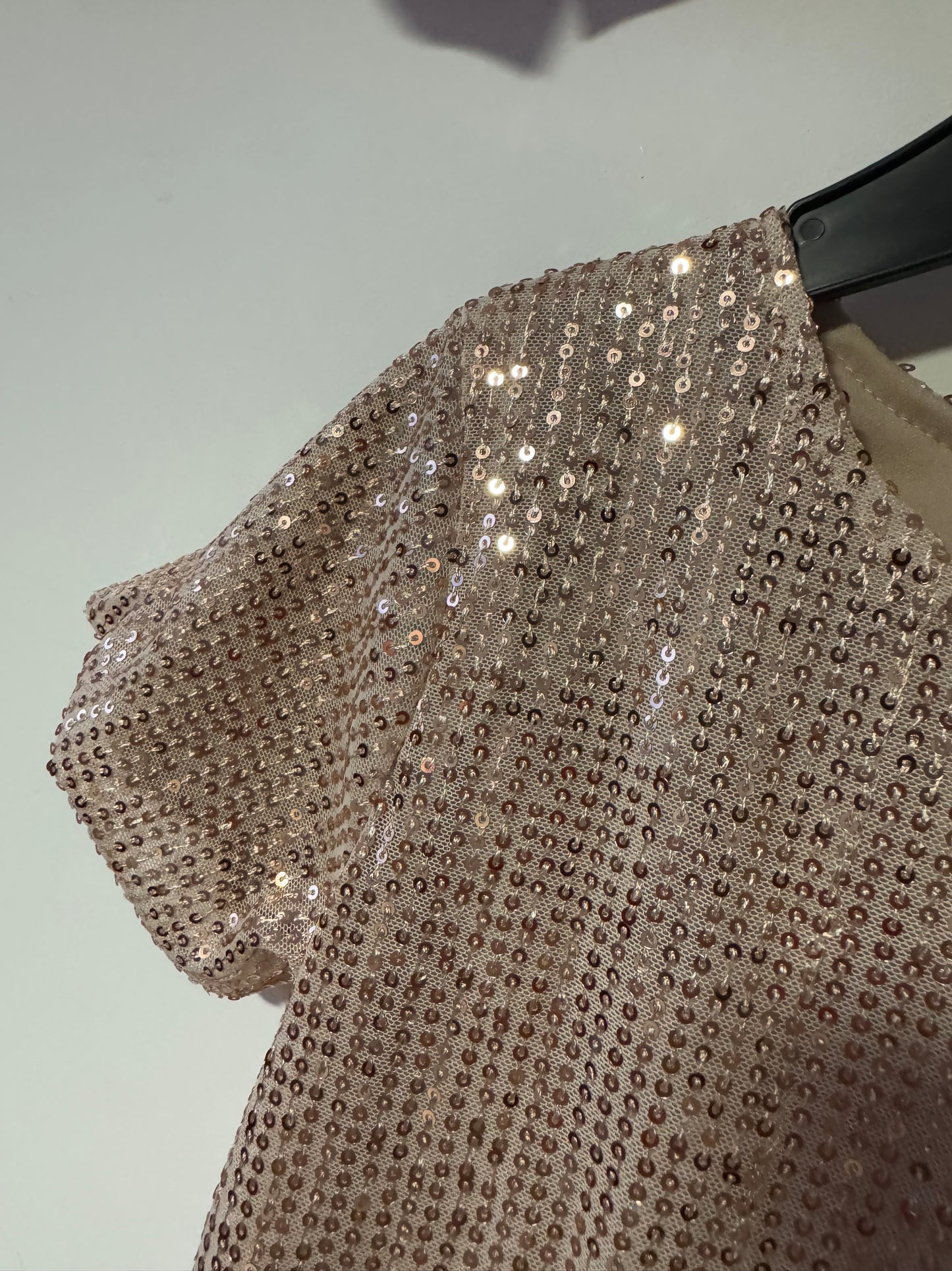 Top Sequin Gold Enfant