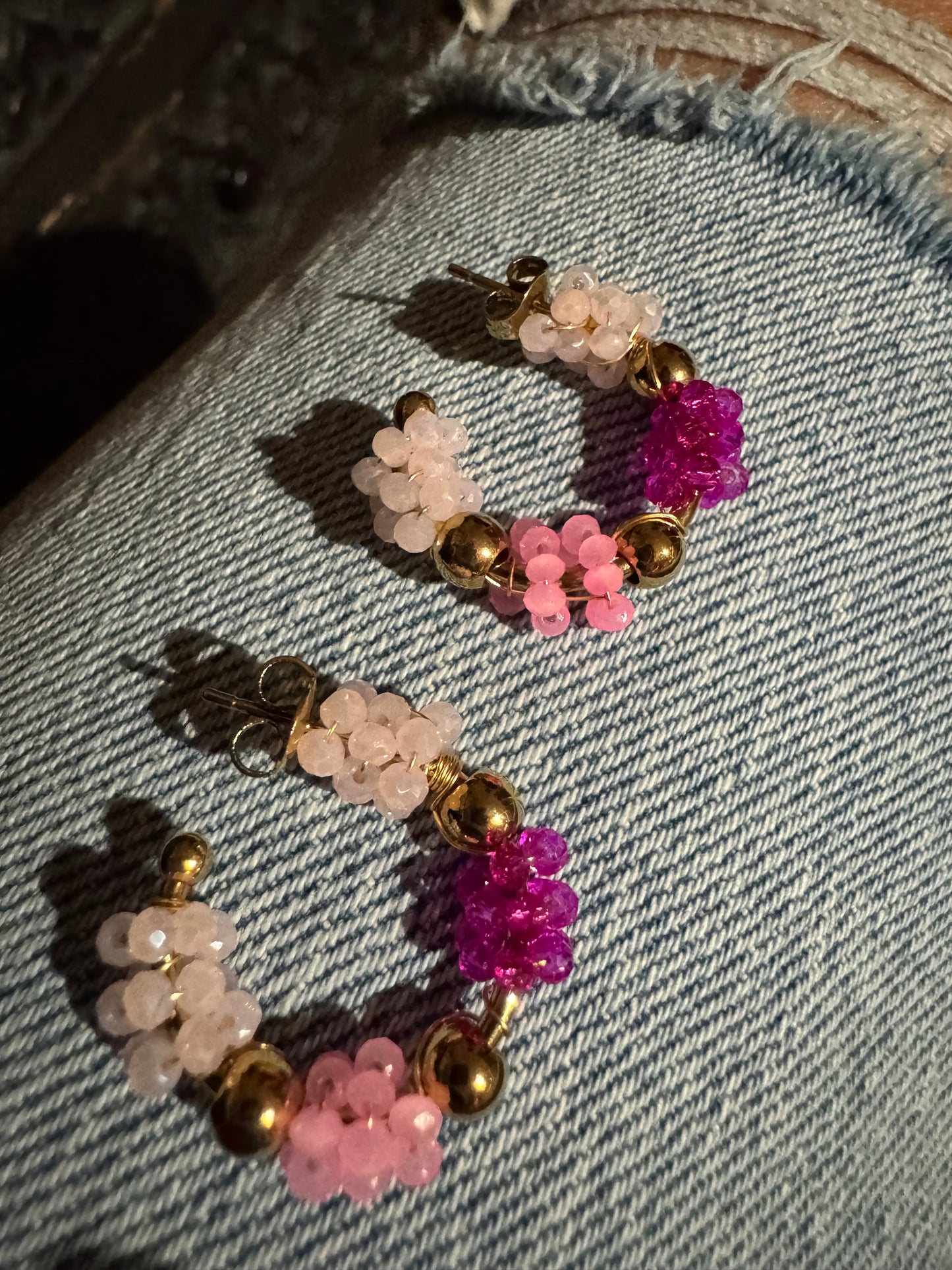 Boucle D’Oreille Glow Pink