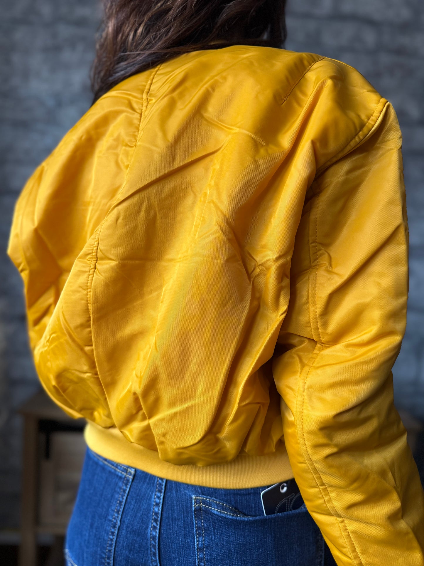 Bomber Déperlant Jaune