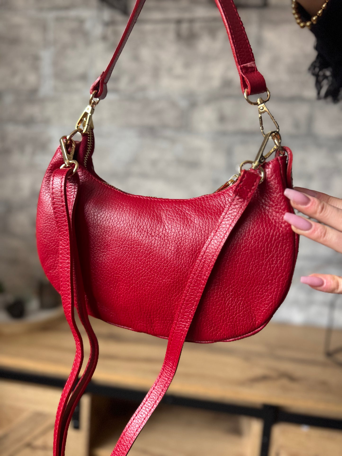 Sac Besace Rouge