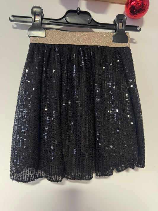 Jupe Sequin Noir Enfant