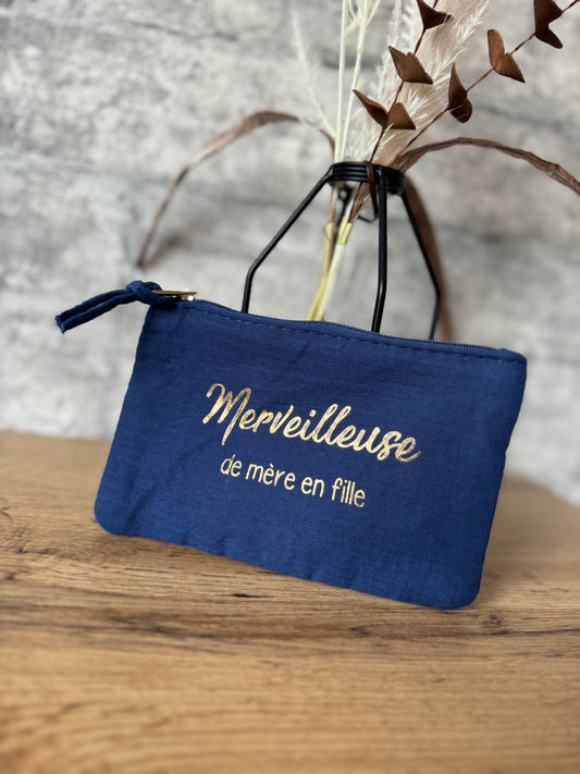 Pochette Merveilleuse Bleu Marine