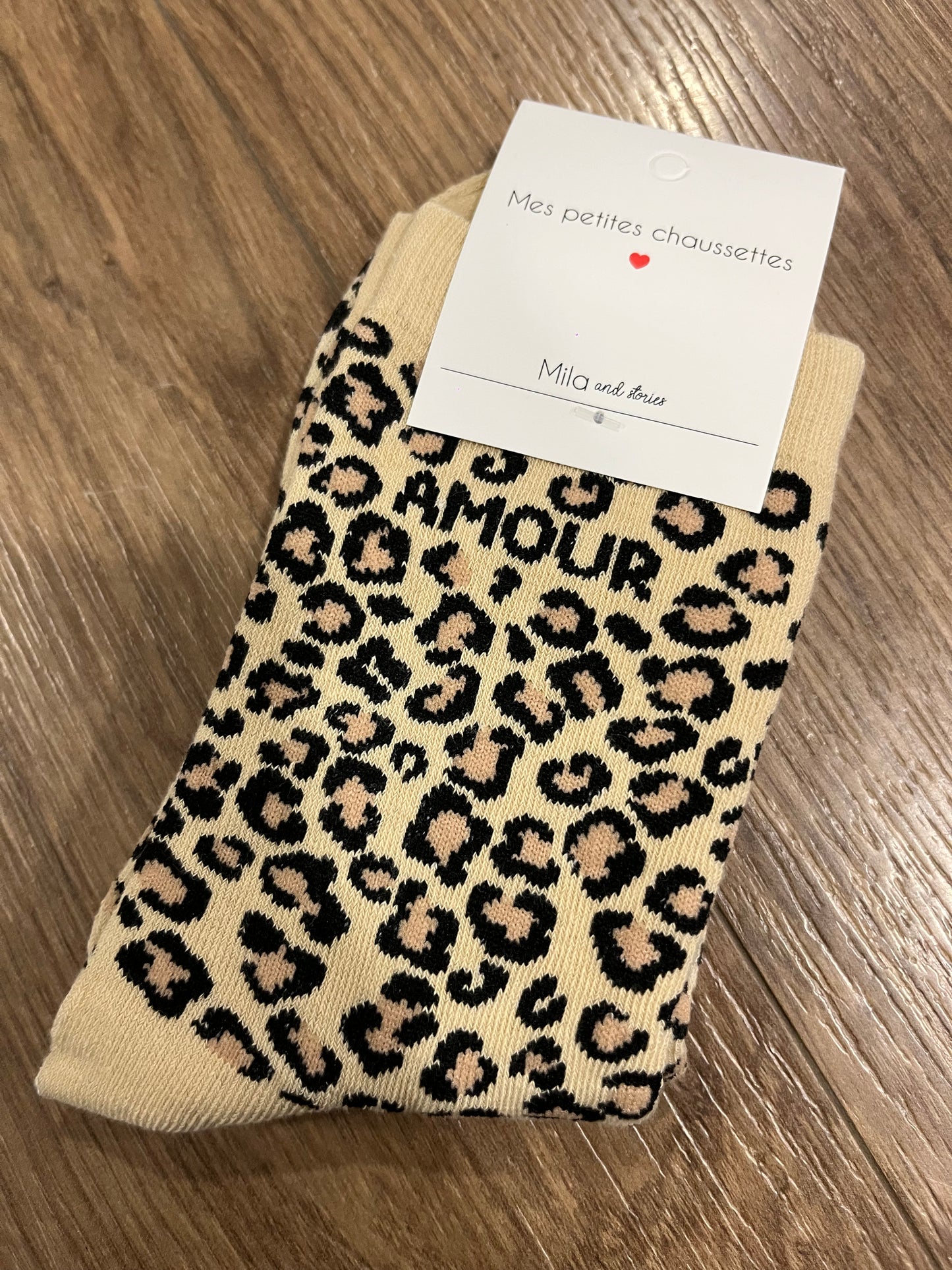 Chaussettes Amour Léopard