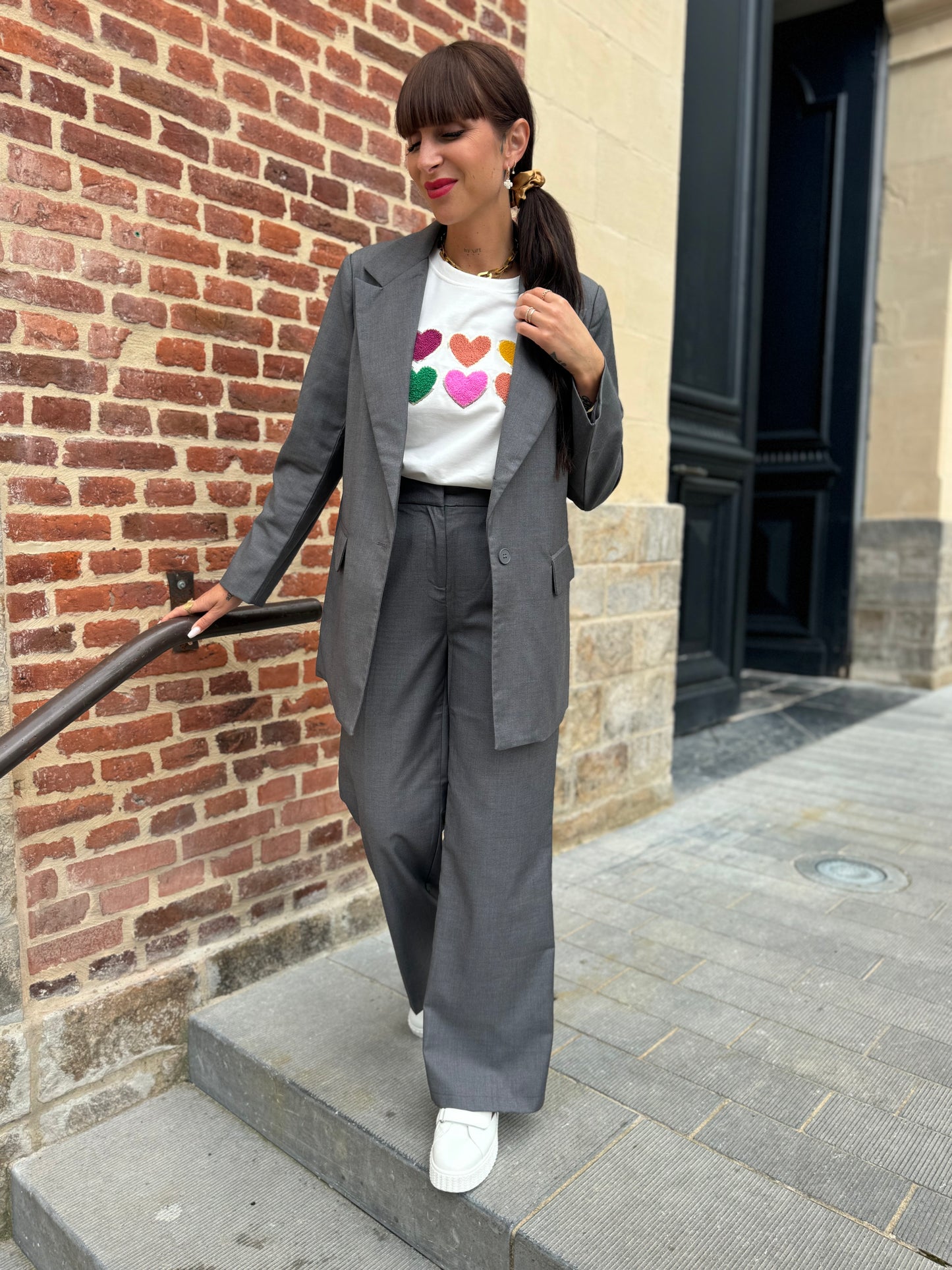 Veste Blazer Tailleur Emile Gris