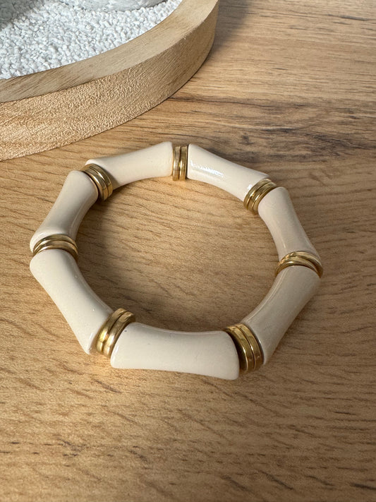 Bracelet Beige-Doré