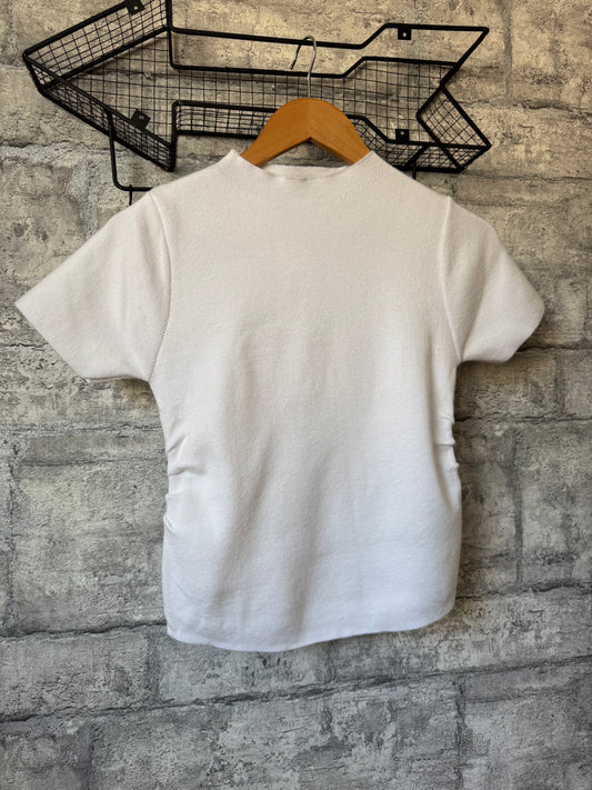 T-Shirt Maille Blanc