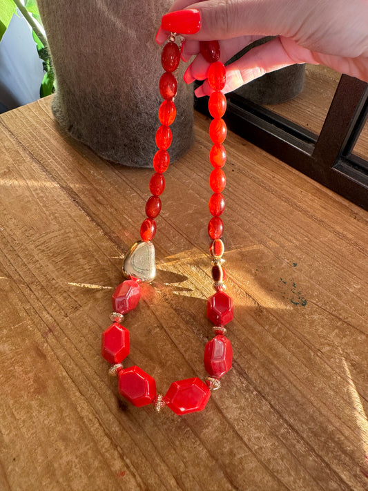 Collier Esmé Rouge