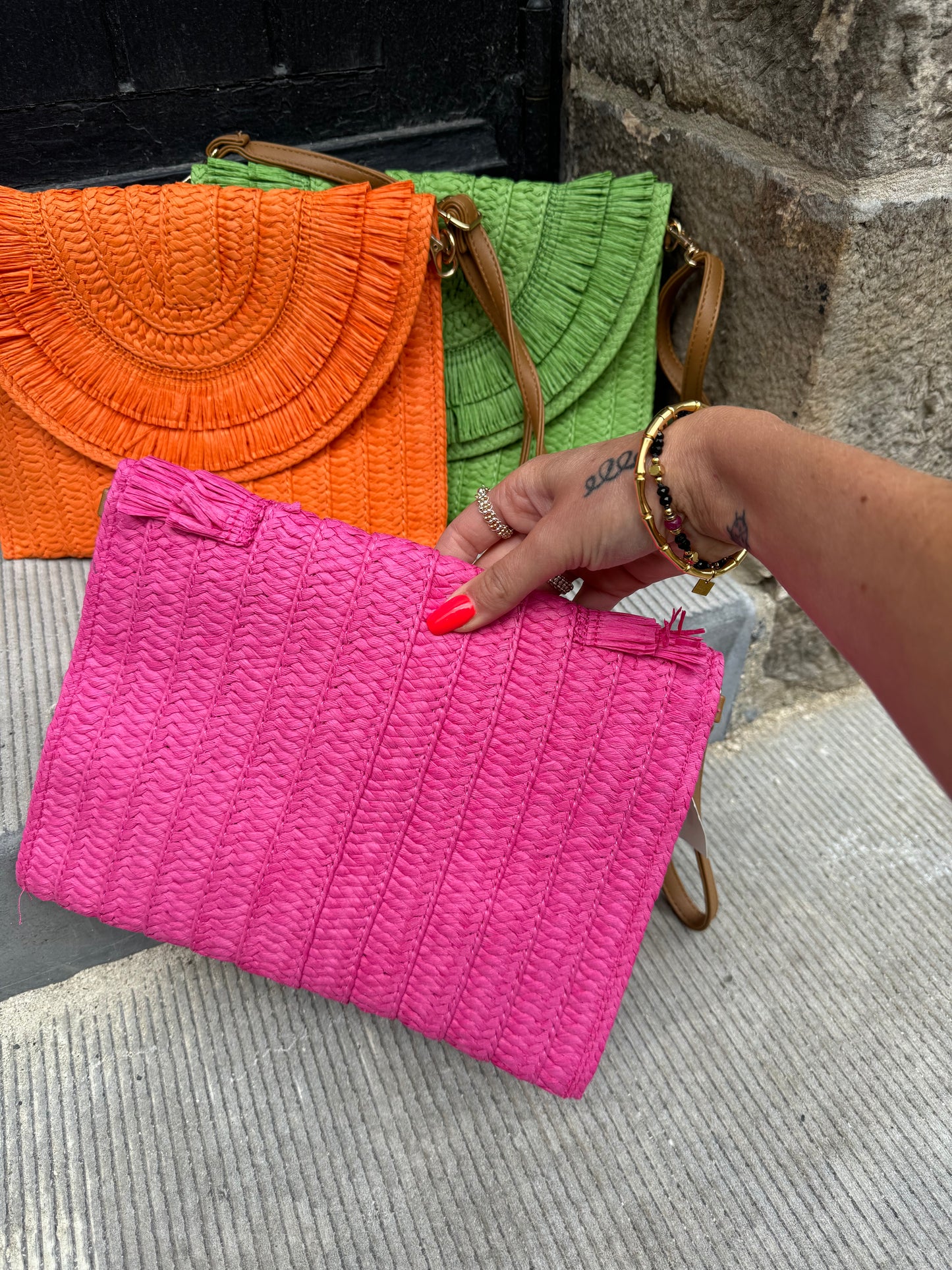 Pochette Raphia