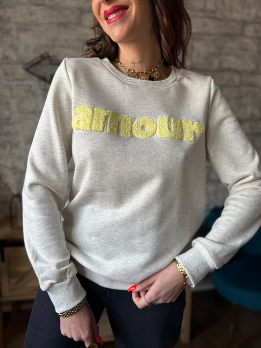 Sweat Gris Amour