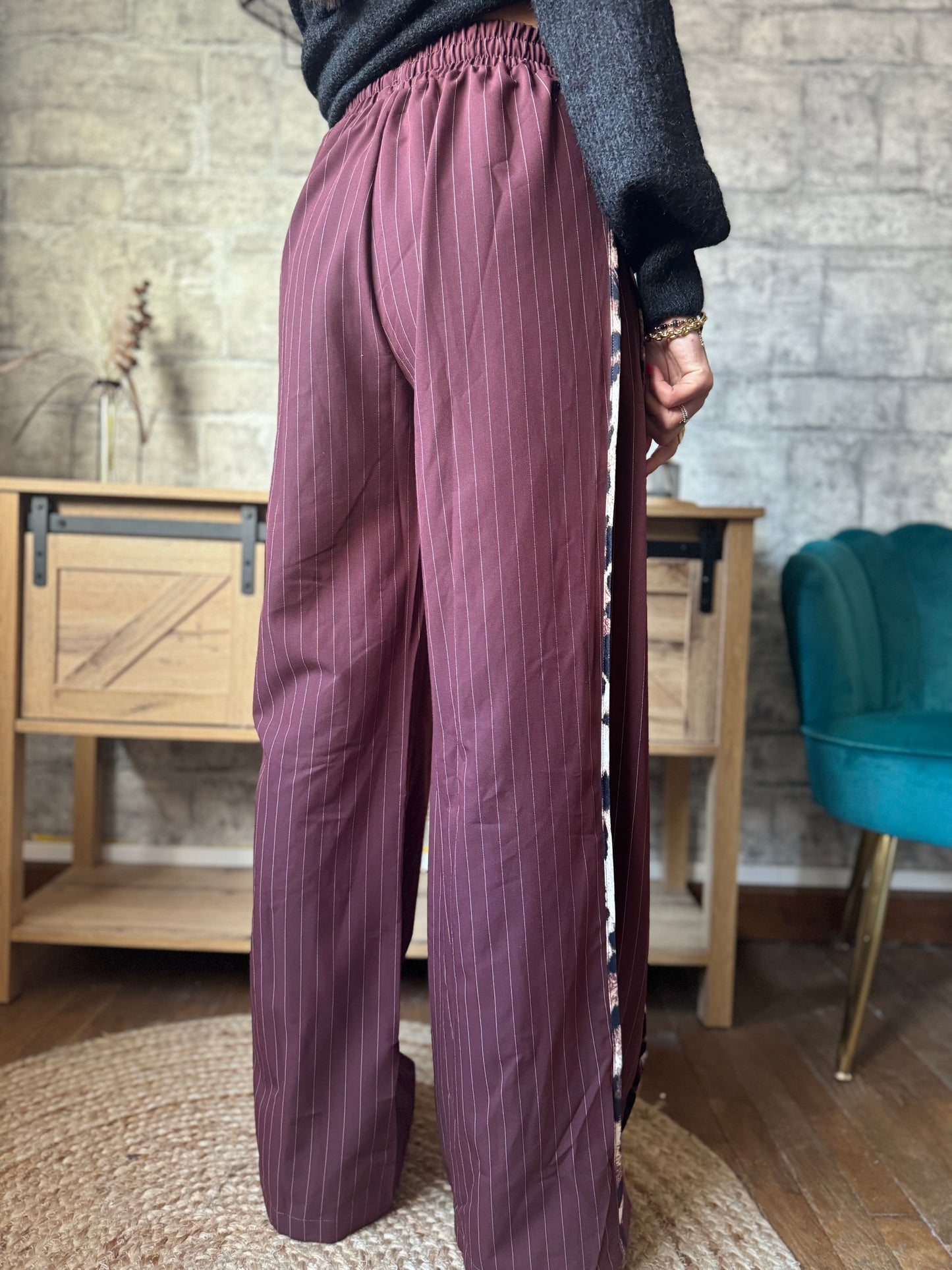 Pantalon Carlos Bordeaux