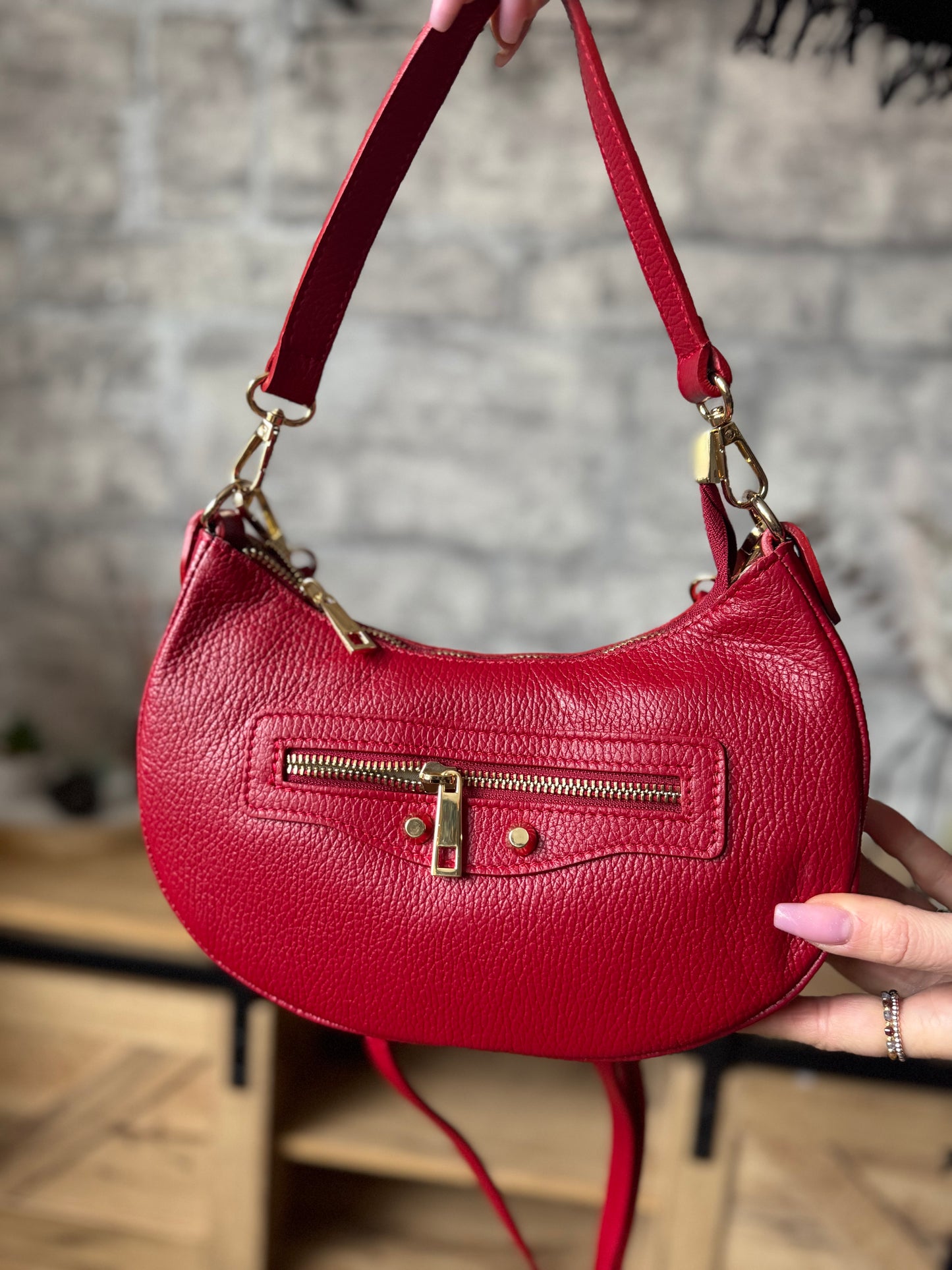 Sac Besace Rouge