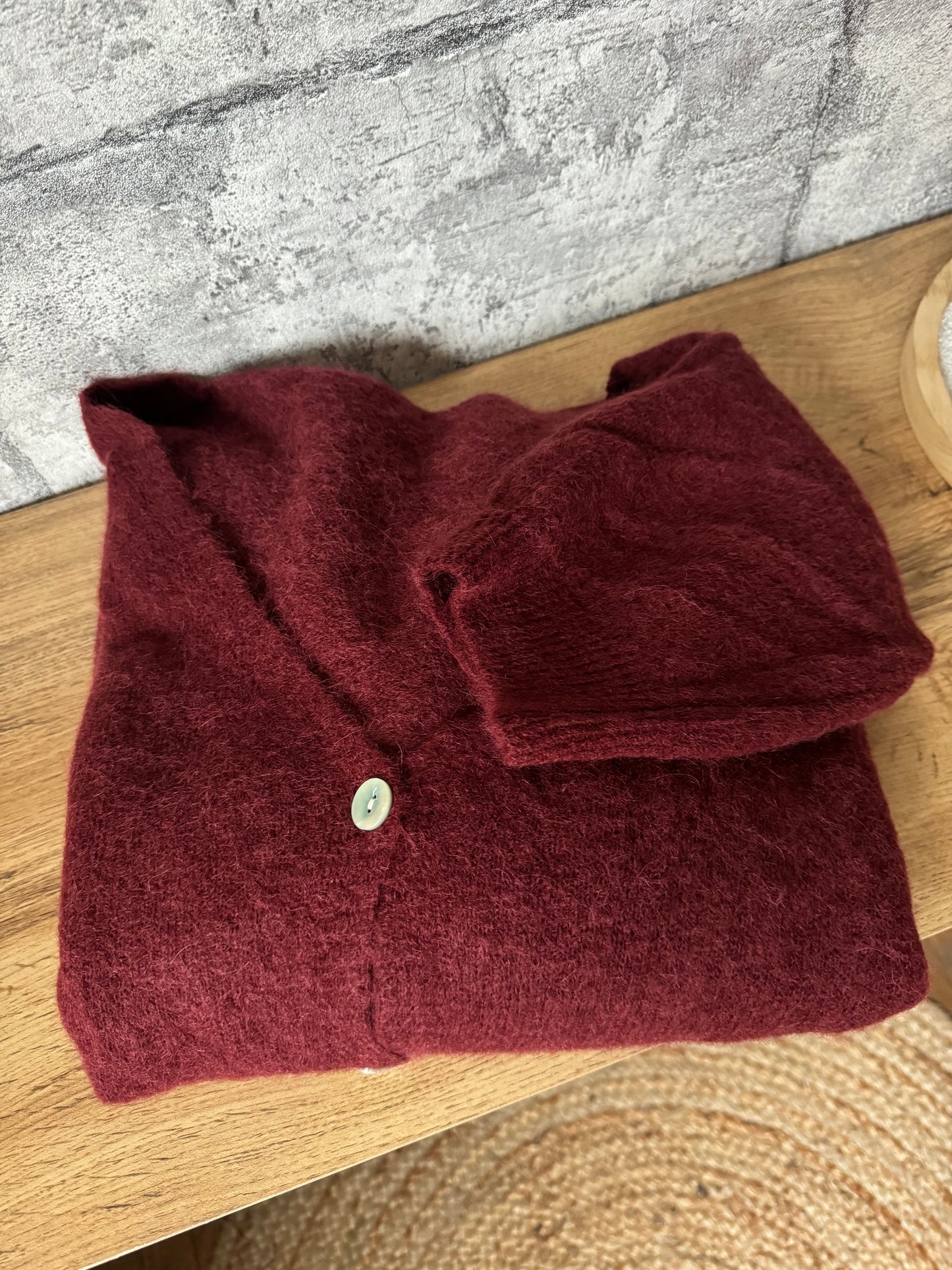 Pull Gilet Bordeaux Pulpeuse