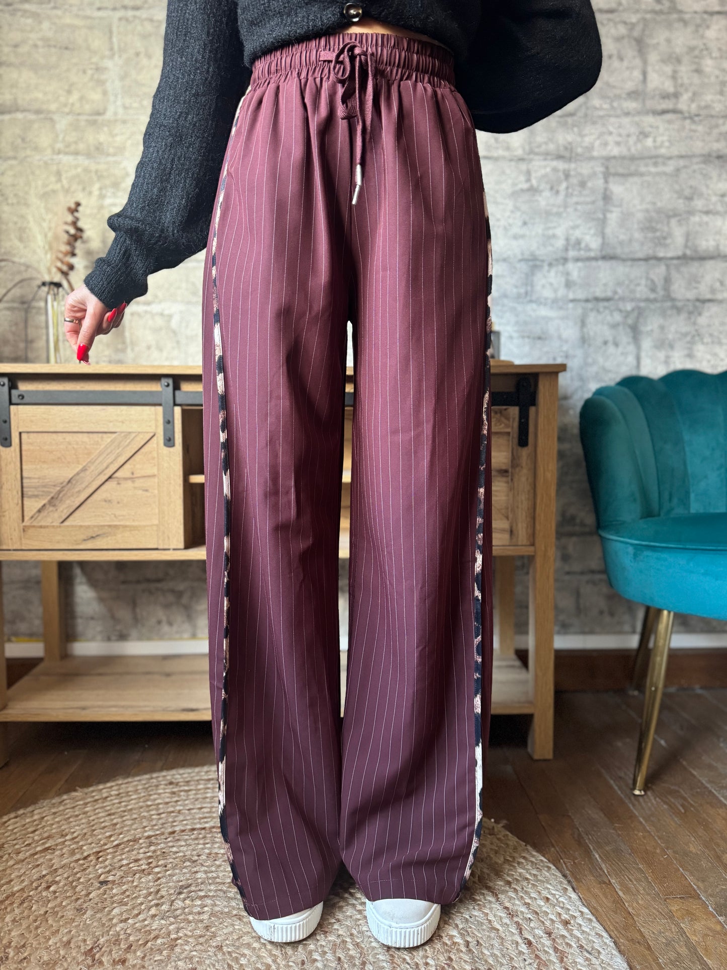 Pantalon Carlos Bordeaux