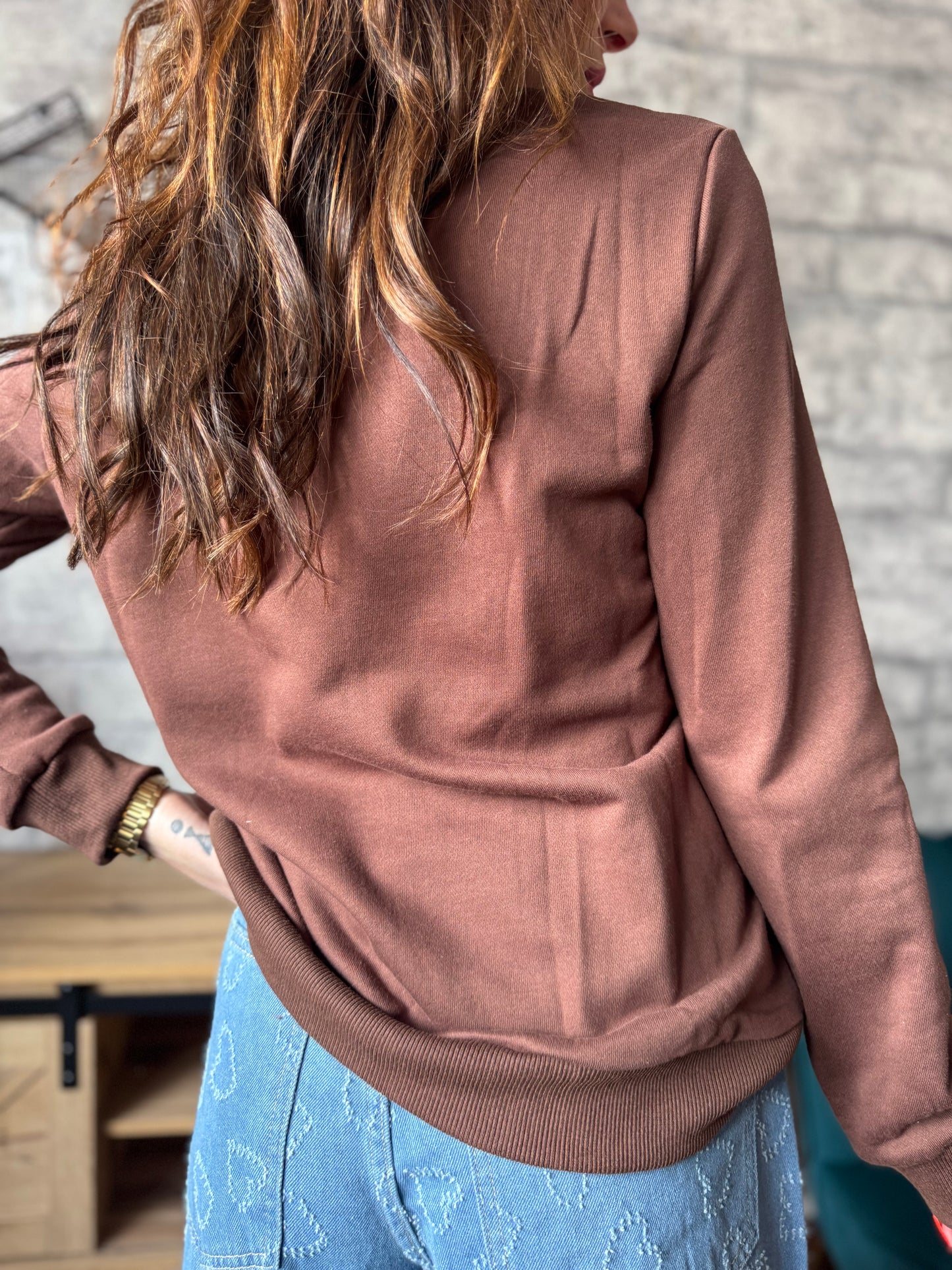 Sweat Marron Amour