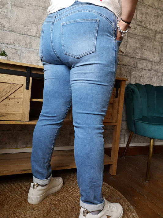 Jeans Élastique Pulpeuse